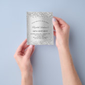 Glitzer-Glitzern zum Geburtstag Flyer (Gruppe)