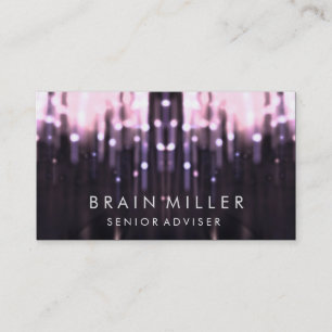 Glitzer Glow Sparkle Bokeh Stilftige Mode Visitenkarte