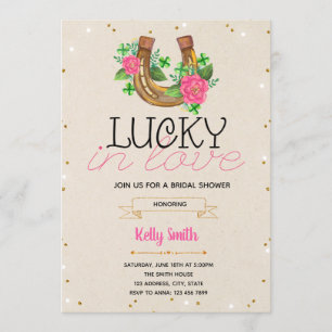 Glitzer glücklich in der Liebe-Party Einladung