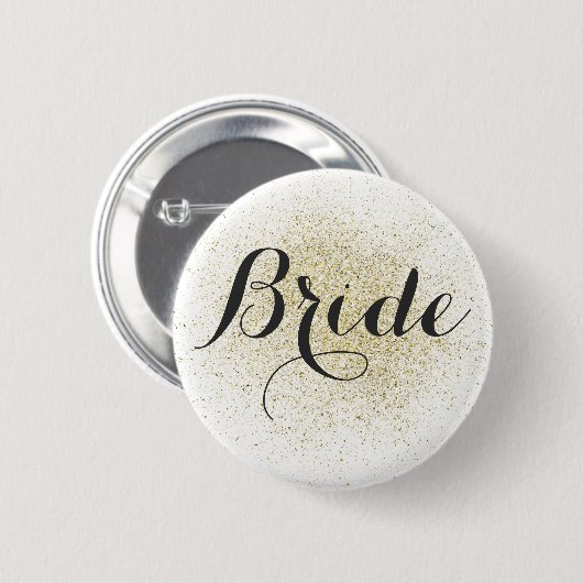 Glitzer Gold Bridge Button (Vorne & Hinten)