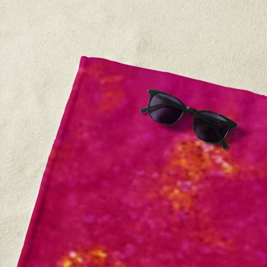 Glitzer Gold Pink Girly Sparkone Sommer Strandtuch (Beispiel)