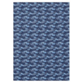 Glitzer Gold Stars Dark Blue Sky Muster Tischdecke (Vorderseite)