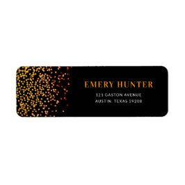 Glitzer Gold und Orange