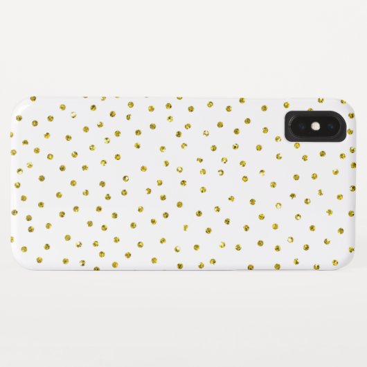 Glitzer-Goldconfetti, veränderbare Case-Mate iPhone Hülle (Rückseite (Horizontal))