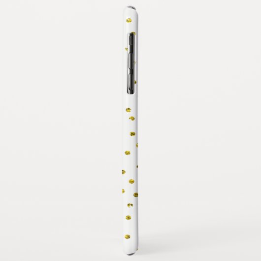 Glitzer-Goldconfetti, veränderbare Case-Mate iPhone Hülle (Hinten/Links)