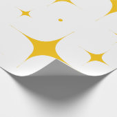 Glitzer Golden Star Geschenkpapier (Ecke)