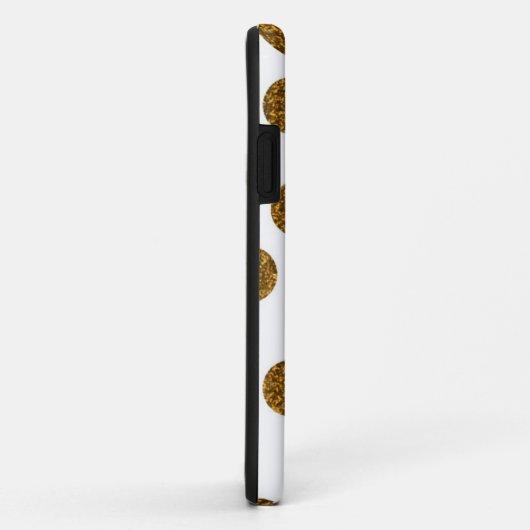 Glitzer-GoldiPhone Fall Case-Mate iPhone Hülle (Hinten/Rechts)