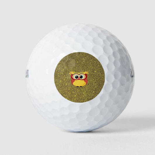 Glitzer Golfball (Vorderseite)