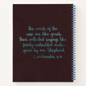 "Glitzer & Grace"-Notebook (Sermon Notes #16) Notizbuch (Rückseite)