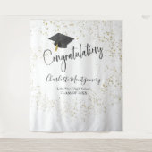 Glitzer Grad Party Hintergrund für Schulabbruch Wandteppich (Vorderseite)