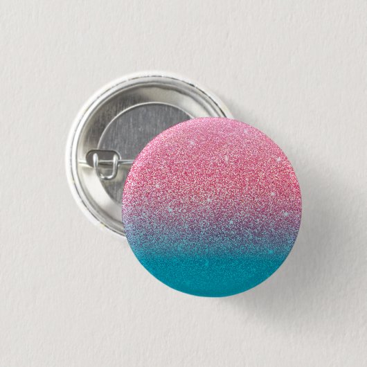 Glitzer Gradient Pink Button (Vorne & Hinten)