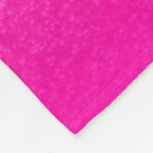 Glitzer Gradient Pink Fleecedecke (Ecke)