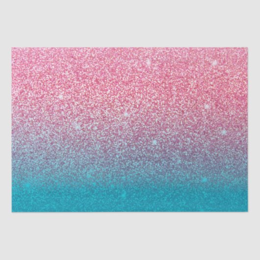 Glitzer Gradient Pink Seidenpapier (Vorderseite)