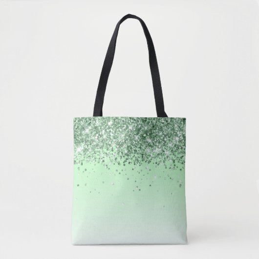 Glitzer Green Tasche (Vorderseite)