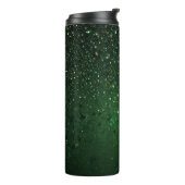 Glitzer Green Thermosbecher (Nach links gedreht)