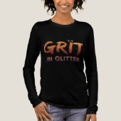 Glitzer-Grill - Zitat von Fierce & Sparkling Tri-Blend Shirt (Vorderseite)