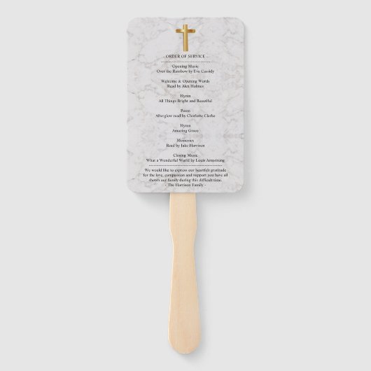 Glitzer Grüne Beerdigung des Lebens Fächer (Rückseite)