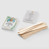 Glitzer Grüne Beerdigung des Lebens Fächer (Non-assembled)