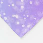 Glitzer Gymnastik Beam Blue und Lila Fleecedecke (Ecke)