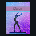 Glitzer Gymnastik Beam Blue und Lila iPad Pro Hülle<br><div class="desc">Glitzer Gymnastik Beam Blue und Lila Design speziell mit dem Namen Ihres Turniers in einem schwarz-eleganten Drehbuch-Schriftart gemacht.</div>