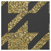 Glitzer-Hahnentrittmuster Stoff (Nahaufnahme)