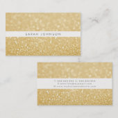 Glitzer-Hair-Stylist-Karten Terminkarte (Vorne/Hinten)