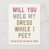 Glitzer halte mein Kleid fest, während ich pisse |