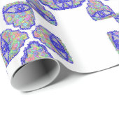 Glitzer Hamsa ח מ ה Packpapier (Rolleneckpunkt)