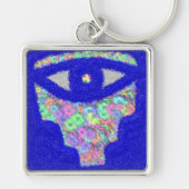 Glitzer Hamsa Schlüsselanhänger (Vorne)