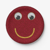 Glitzer Happy Face 26-Paper Party Teller (Vorderseite)