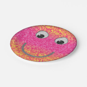 Glitzer Happy Face 34-Paper Party Teller