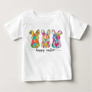 Glitzer Happy Oaster Bunny Baby T-shirt