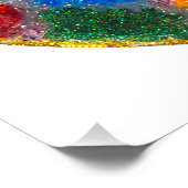 Glitzer Hartglas Perfect Poster (Ecke)