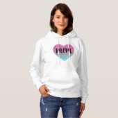 Glitzer Heart Hoodie (Vorne ganz)