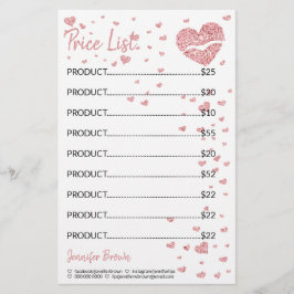 Glitzer Heart Lip Lipstick Makeup Preislisten Briefpapier