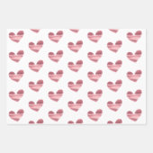 Glitzer Hearts Geschenkpapier Set (Vorderseite 3)