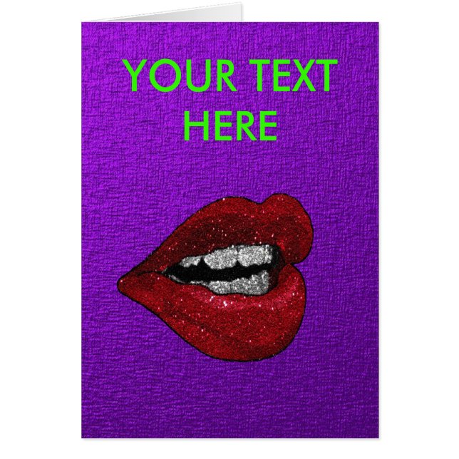 GLITZER-HEISSE LIPPEN (Vorne)