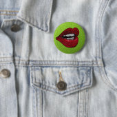 GLITZER-HEISSE LIPPEN BUTTON (Beispiel)