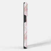 Glitzer-Herz-Monogramm iPhone Hülle (Rechte Seite)
