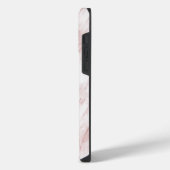 Glitzer-Herz-Monogramm iPhone Hülle (Linke Seite)