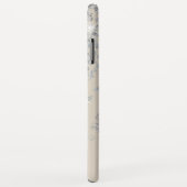 Glitzer Herz und Diamanten auf glatter Blende Case-Mate iPhone Hülle (Hinten/Rechts)