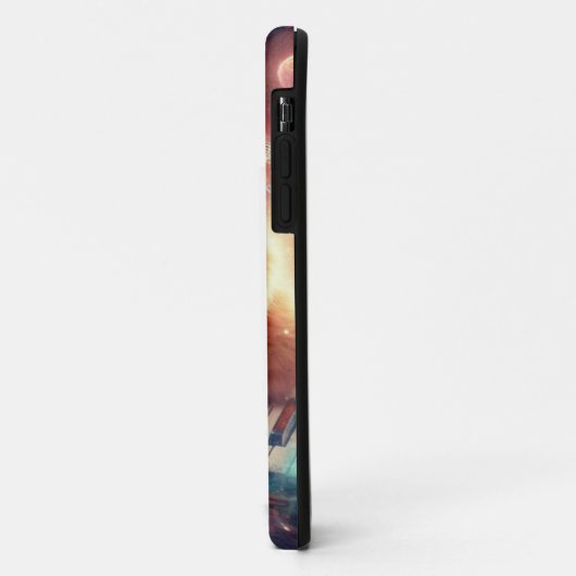 Glitzer Herzkätzchen am Klavier Case-Mate iPhone Hülle (Hinten/Links)