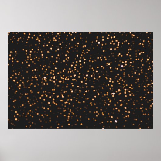 Glitzer-Hintergrund Gold-Textur Poster (Vorne)