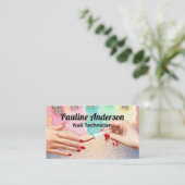 Glitzer Hintergrund | Manicure Nail Polish Liquid Treuekarte (Stehend Vorderseite)