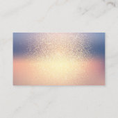 Glitzer Hintergrund | Red Nail Polnische Flasche Visitenkarte (Rückseite)