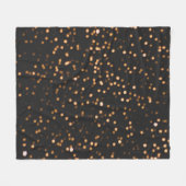 Glitzer-Hintergrundgold Fleecedecke (Vorderseite (Horizontal))