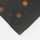 Glitzer-Hintergrundgold Fleecedecke (Ecke)