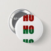 Glitzer ho ho ho button (Vorne & Hinten)