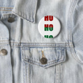 Glitzer ho ho ho button (Beispiel)