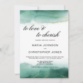 Glitzer-Hochzeit in Weißgold Einladung (Vorderseite)